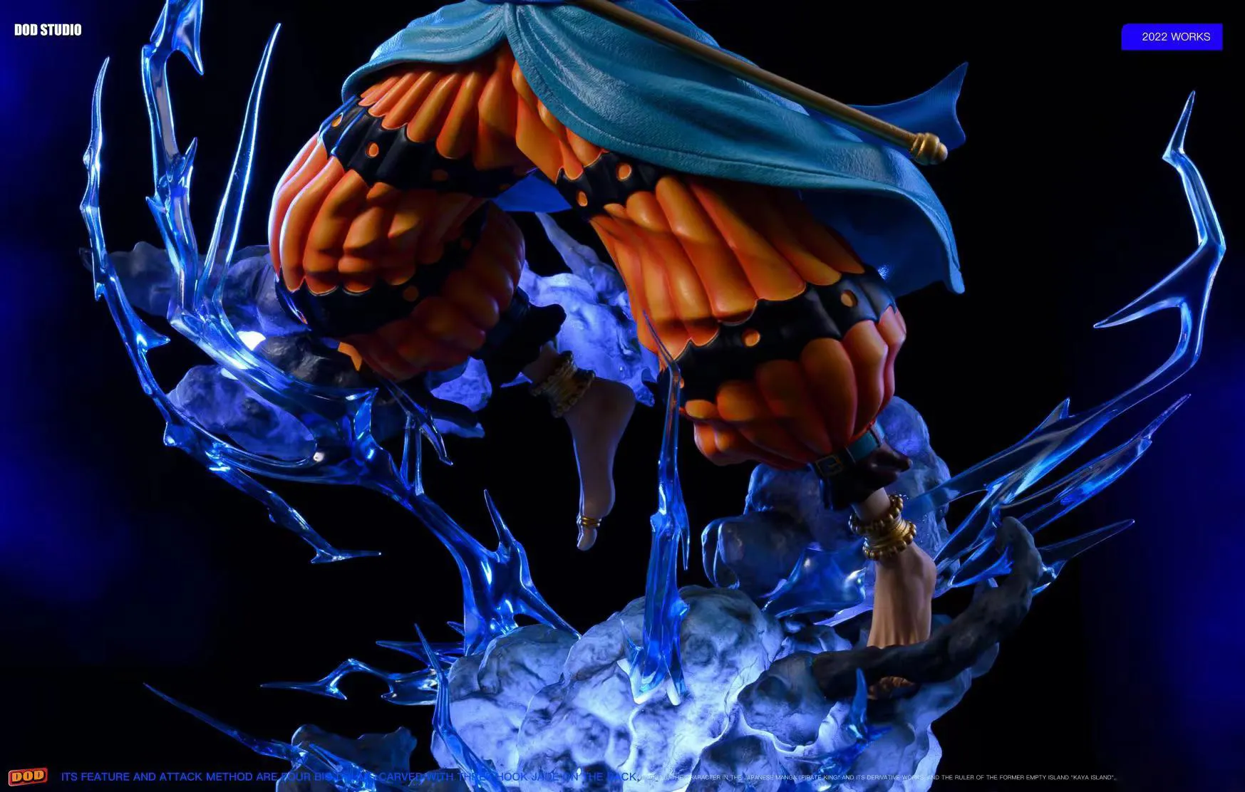 Pop Max Scale God of Skypiea Enel with LED - ONE PIECE Resin