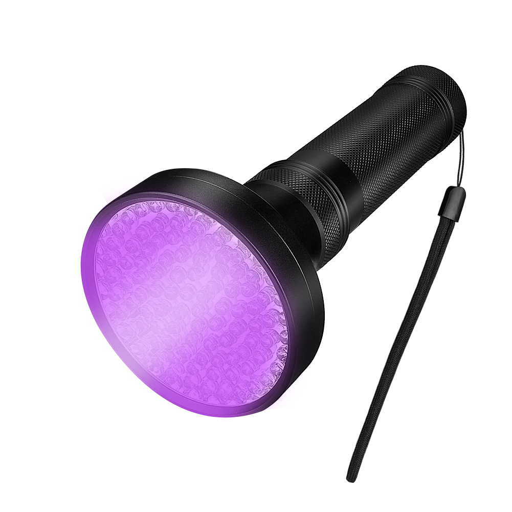 

100LED UV Disinfection Flashlight 395nm Ultraviolet Handheld Electric Torch, 501 Original