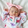 20" Super Cute Handmade Lifelike Brown Hair Silicone Vinyl Reborn Girl Juppa - RBBI-Myrebornbabydoll&reg; Myrebornbabydoll&reg;