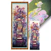 Stack Of Books With Flowers - 11CT Stamped Cross Stitch - 30*80cm