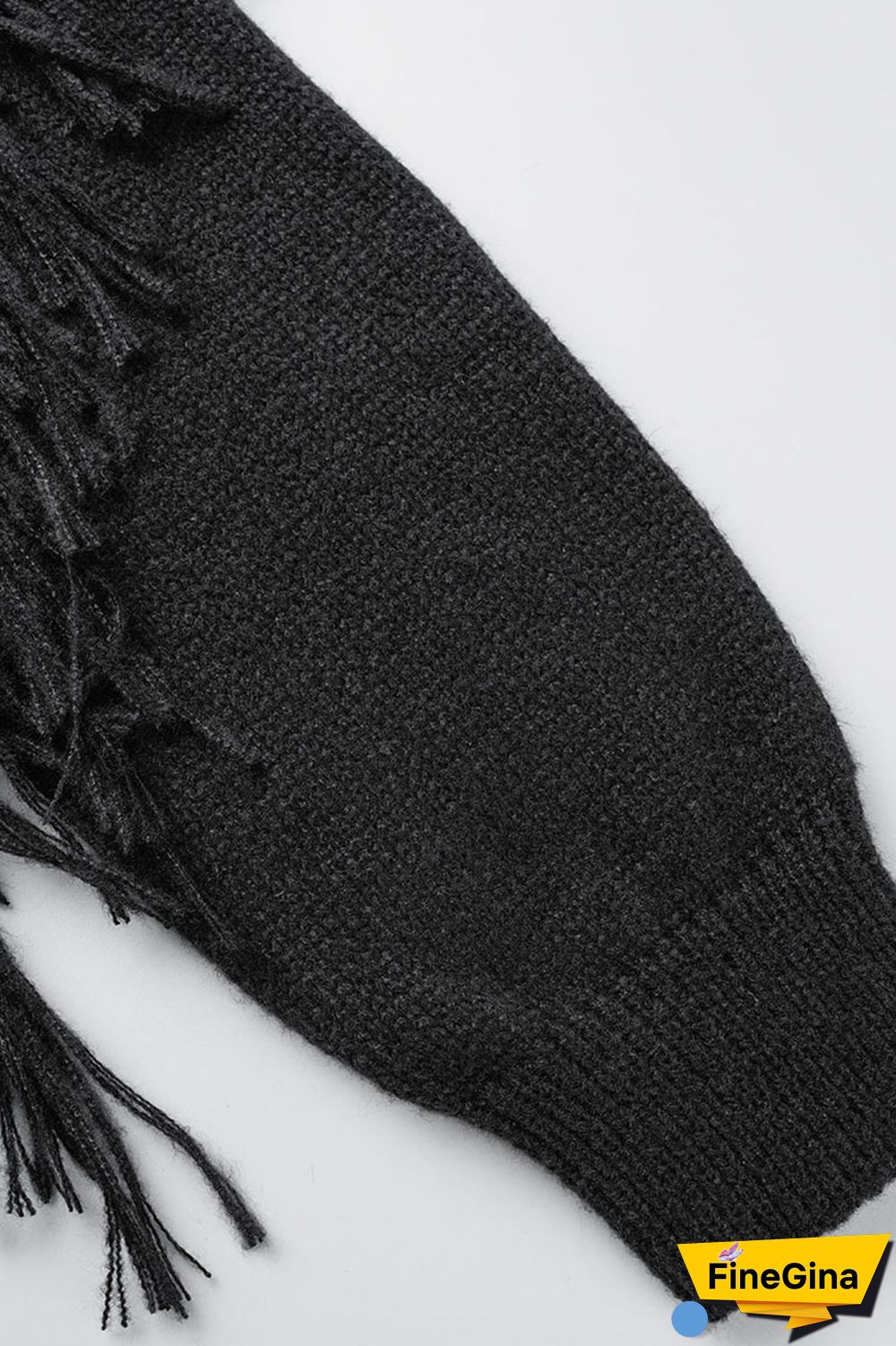 Pink Casual Solid Tassel O Neck Tops