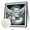 Cat Angel Wings-Special Shaped Diamond Painting