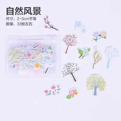 JIANWU A variety of expression stickers shape notebook stickers student stationery