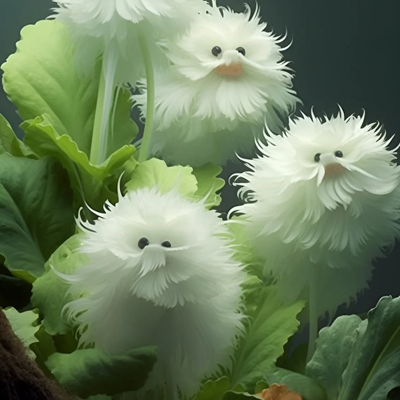 🔥Magic Plants! 🌈🐱Dazzling Cat's Eye Seeds×duck white