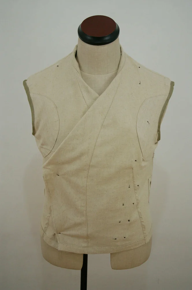   Wehrmacht German Panzer Summer HBT Off-White Wrap Jacket Type II German-Uniform