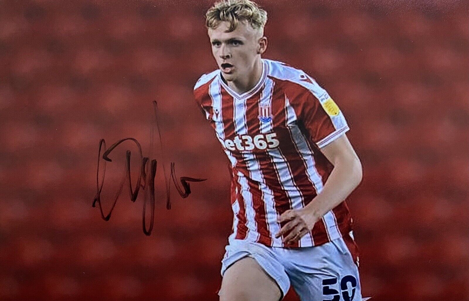 Connor Taylor Genuine Hand Signed Stoke City 6X4 Photo Poster painting