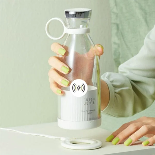 Fresh Juice Mini Fast Portable Blender - Portable Electric Orange Juicer  Blender Bottle