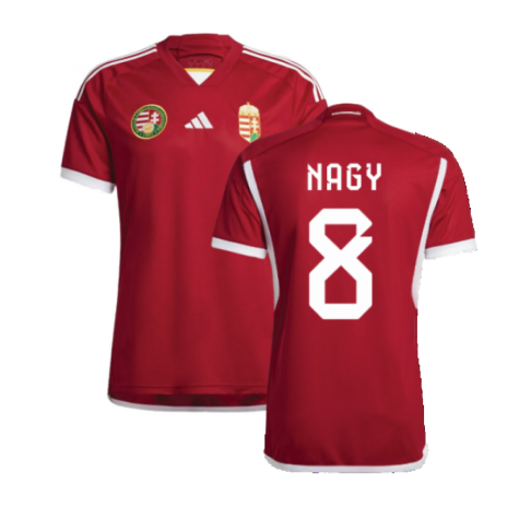 Hungary Adam Nagy 8 Home Shirt Kit 2023-2024