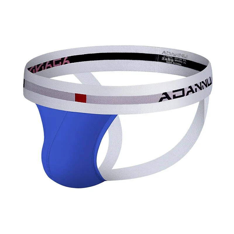 Aonga Thong Men New Mens Underwear Jockstraps Modal Lingerie Man Thongs And G-Strings Double Belt Penis Slip Tangas Homme aonga