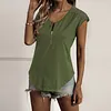 Women's Crew Neck Similar Panel T-Shirt