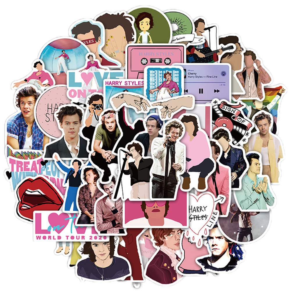 

50pcs British Harry Style Graffiti Stickers Laptop Helmet Notebook Decals, 501 Original