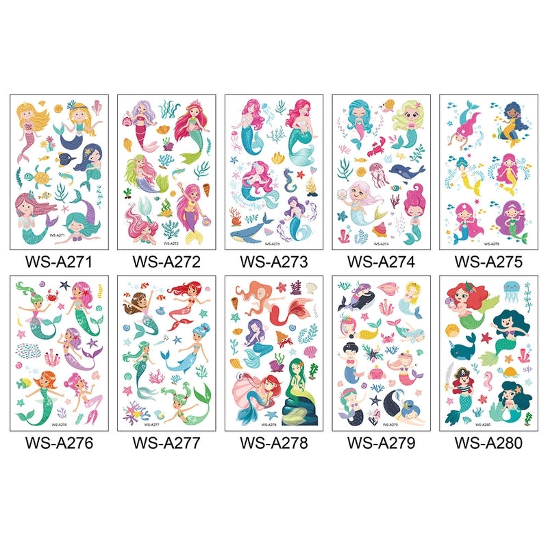 Mermaid Pet Tattoos & Body Art 1 Piece