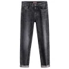 Men's High-end Embroidered Stretch Slim Jeans