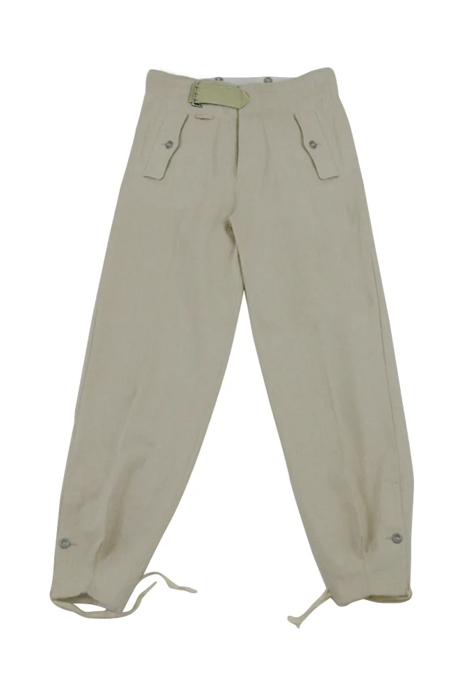   Elite German Panzer Summer HBT Off-White Trousers German-Uniform