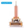 DC8-32V Music Tesla Coil US/EU Plug Experiment Desktop Model Toy Perfect Gifts