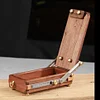 Mini Black Walnut Oil Painting Box Watercolor Box