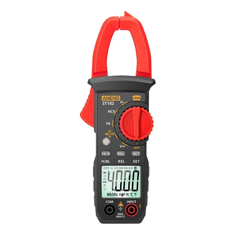 ST182 Digital Clamp Meter AC/DC Voltage Current Tester Multimeter Voltmeter