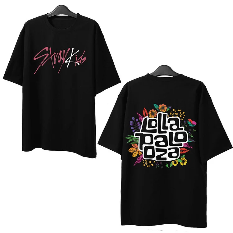 Stray Kids 2023 Lollapalooza Paris MANIAC T-shirt
