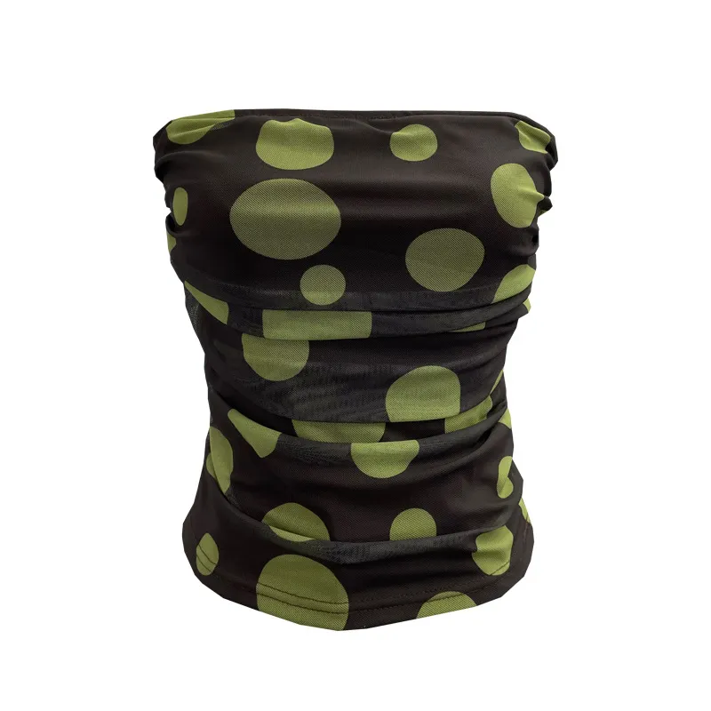 Nigikala Nigikala Shooting Holiday Storm Spot Bump Color Mesh Strapped Braped Vest Female Summer Dew Back Hottie Top 8085