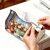 Large Size DIY God Bless America Diamond Painting Tissue Box