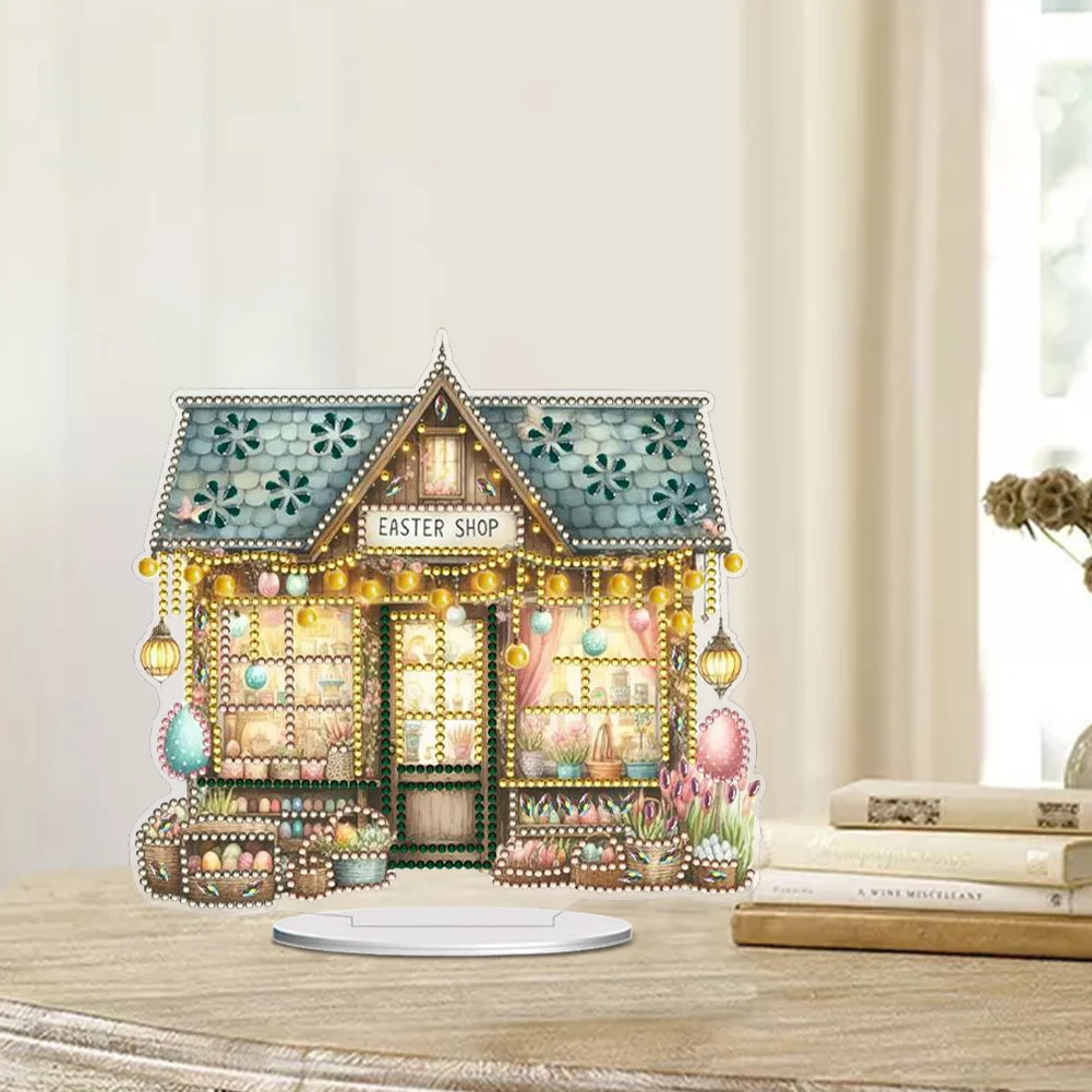 DIY Easter Shop Diamond Painting Ornaments 5D DIY Table Top Rhinestones Decors