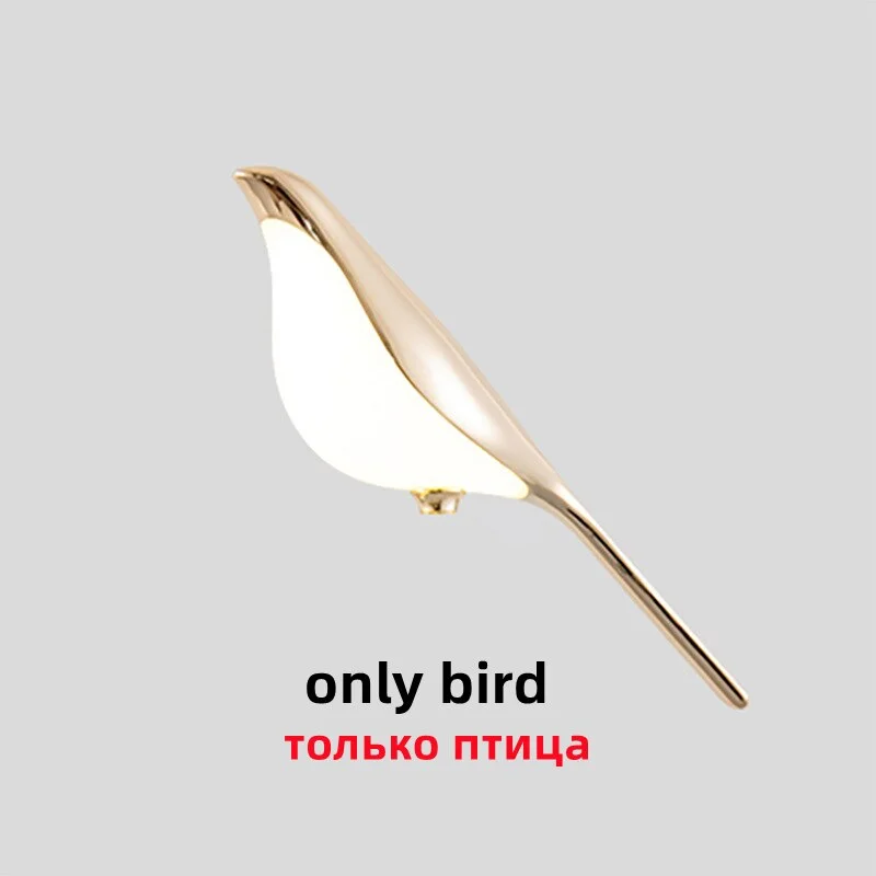 Gold Modern LED Table Lamp Creative Magpie Bird Model Reading Light For Living Bedroom Decoration Desk Lamp Dimmable Night Light