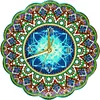 DIY Diamond Painting Luminous Mandala Diamond Painting Wall Clock Kit