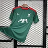 2024/2025 Liverpool Pre-match Training Dark Green Jersey1:1 Thai Quality love fball