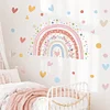 Heart Dot Rainbow Wall Sticker Home Kids Room Decor