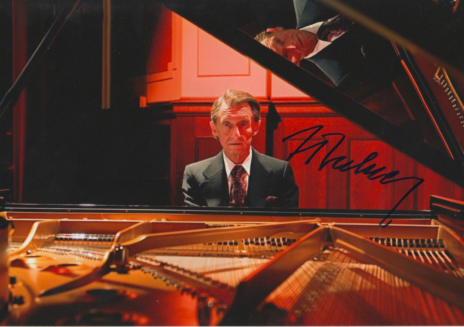 Josef Bulva Pianist signed 8x12 inch Photo Poster painting autograph