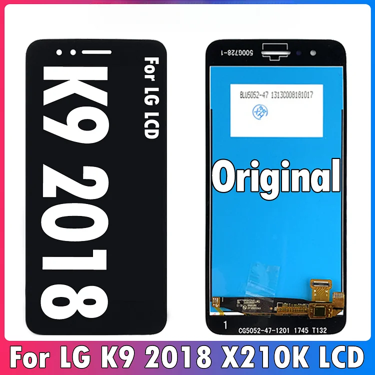 5.0'' Original For LG K9 2018 X210L X210S X210E X210NMW X210BMW LCD Display Touch Screen For LG X210 LCD Digitizer Assembly