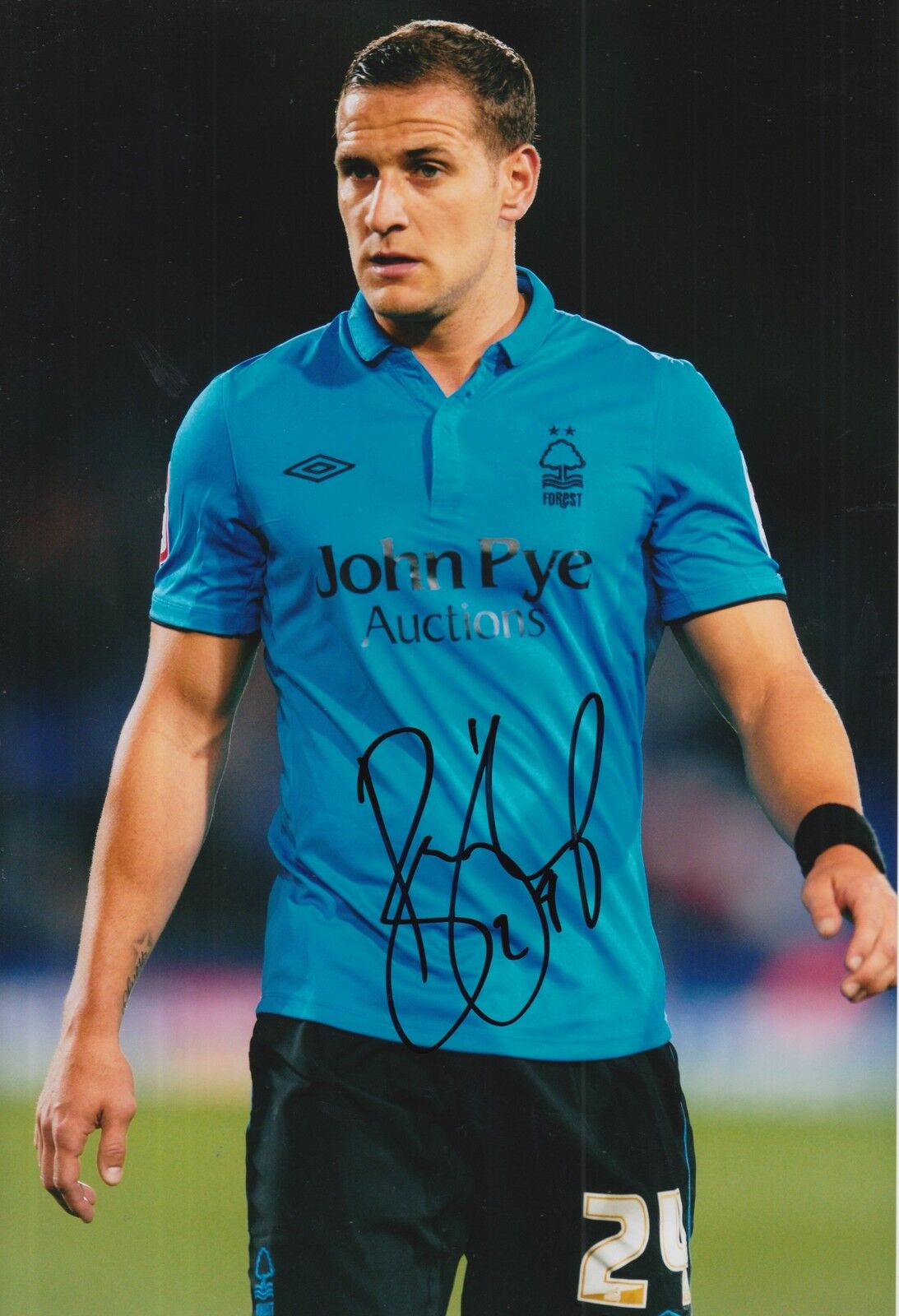 NOTTINGHAM FOREST HAND SIGNED BILLY SHARP 12X8 Photo Poster painting 2.