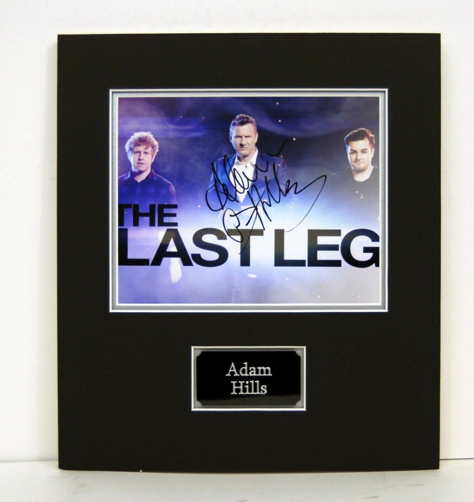 Adam HILLS The Last Leg Comedian Signed & Mounted Photo Poster painting Display AFTAL RD COA