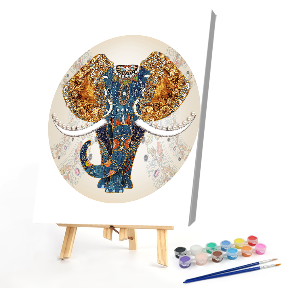 

40*50CM - Paint By Numbers - Elephant, 501 Original