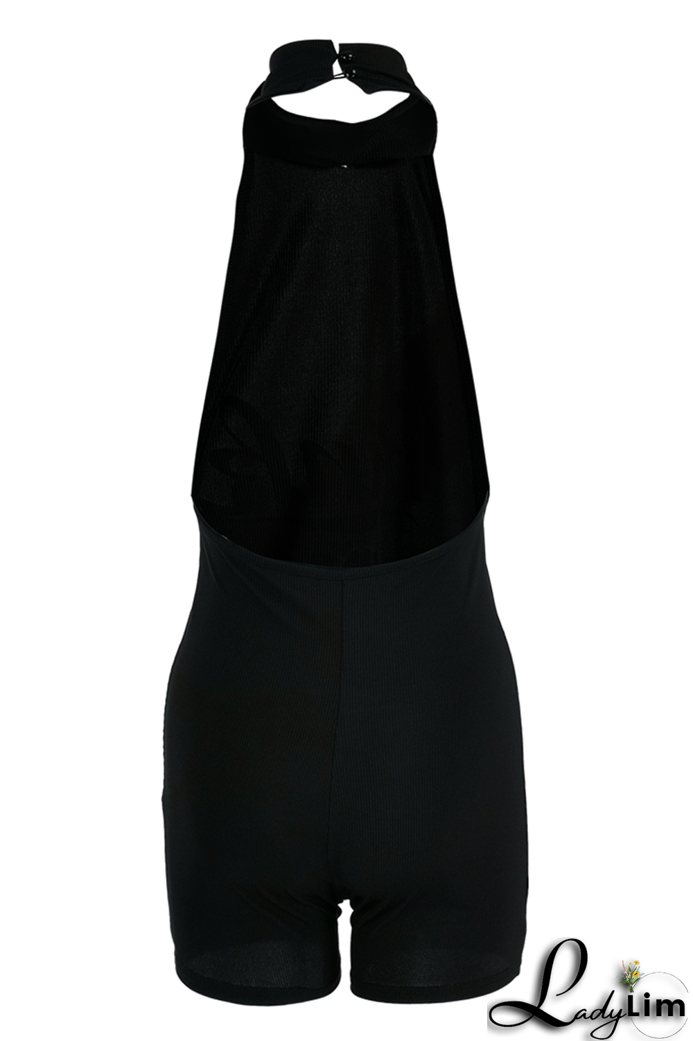 Red Sexy Print Patchwork Halter Skinny Jumpsuits