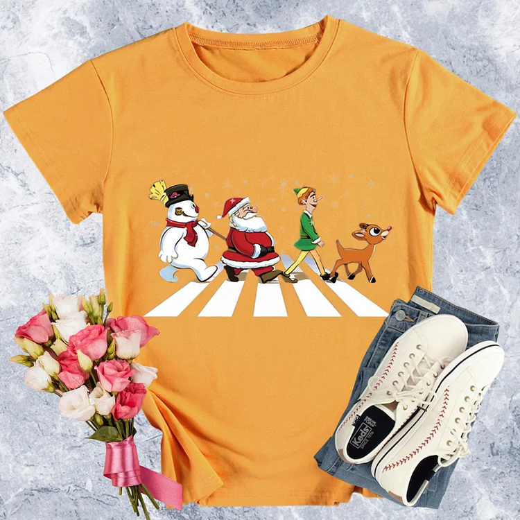 Santa Claus Round Neck T-shirt