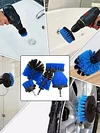 5Pcs Electric Scrubber Brush Drill Brush Kit for Floor Tub Shower Tile Bathroom
