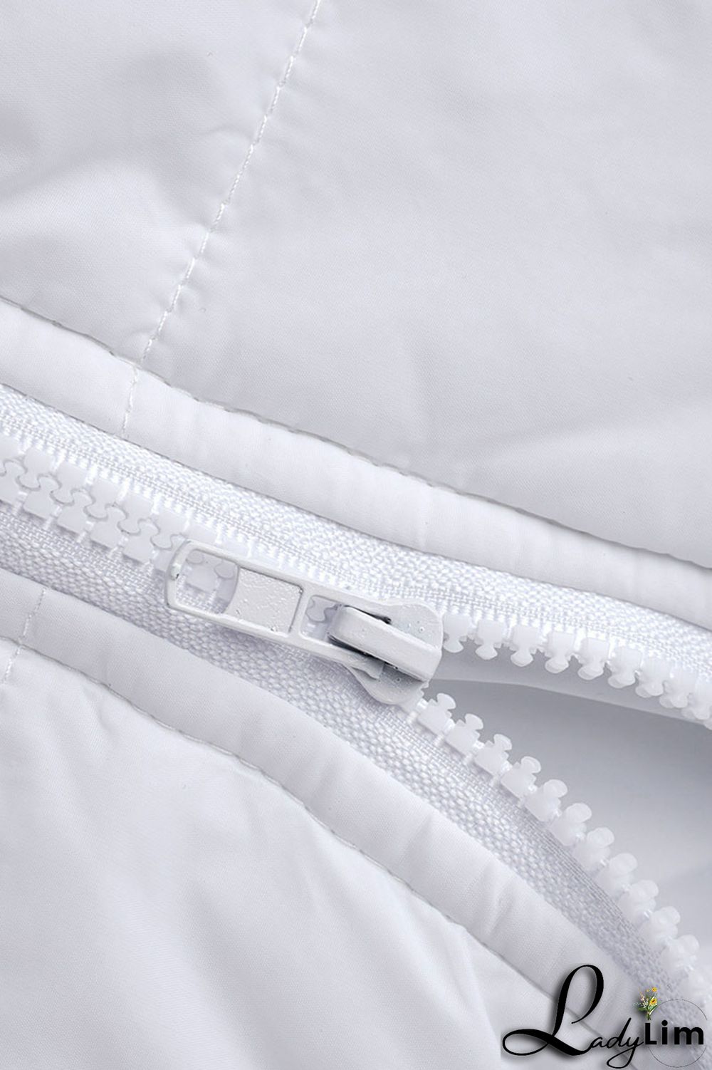 Tangerine Red Casual Street Solid Patchwork Draw String Buttons Zipper Outerwear