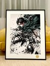 Celestial Ink Wash Levi Ackerman Decorative Painting - Attack On Titan - Xingkong Studio