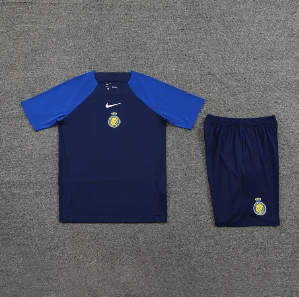 23/24 Al-Nassr Training Kit Short Sleeve Football Shirt Thai Quality