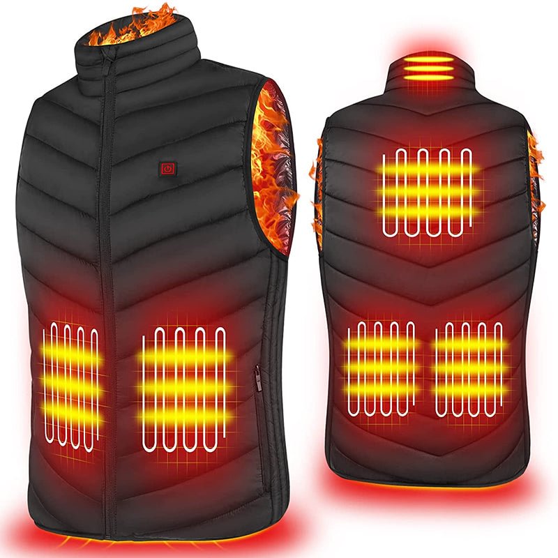 Electric Heated Vest - USB Heated Jacket - Unisex Electric Heated Body Warmer