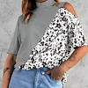 Gioiacombo™ Top a pannello con stampa leopardata con spalle scoperte
