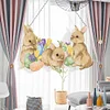 >SALE<5D Rabbit Hanging Pendant With Light Strip DIY Acrylic for Craft Gifts(YH314)
