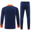 2024 Netherlands Long Sleeve Navy Blue Training Jacket Set