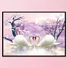 (Big Size)Two Swans - 11CT Stamped Cross Stitch - 60*40cm - Animal