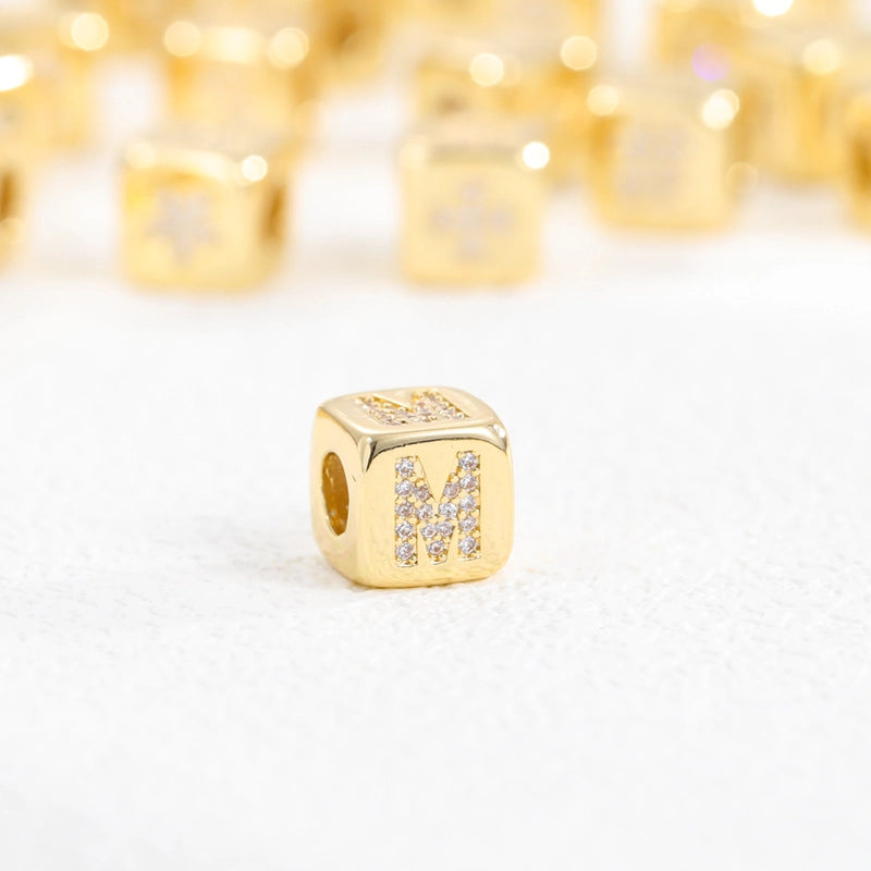 1 Piece Copper Letter Jewelry Accessories Pendant