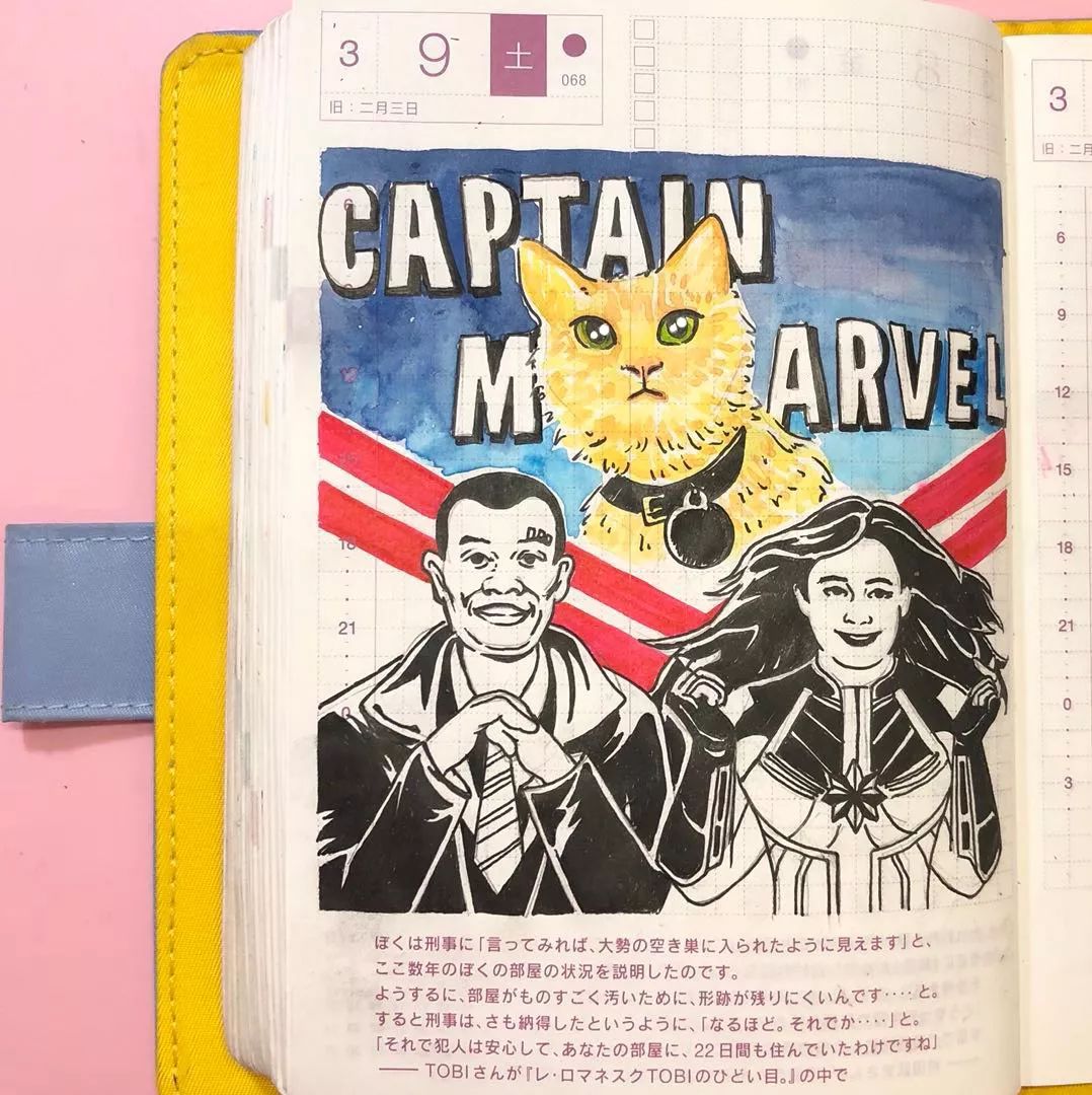 Captain Journal Six steps to teach you to draw the