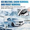 Car Window Cleaner 60ML Windshield Spray Deicer for Car Windshield Window Mirror