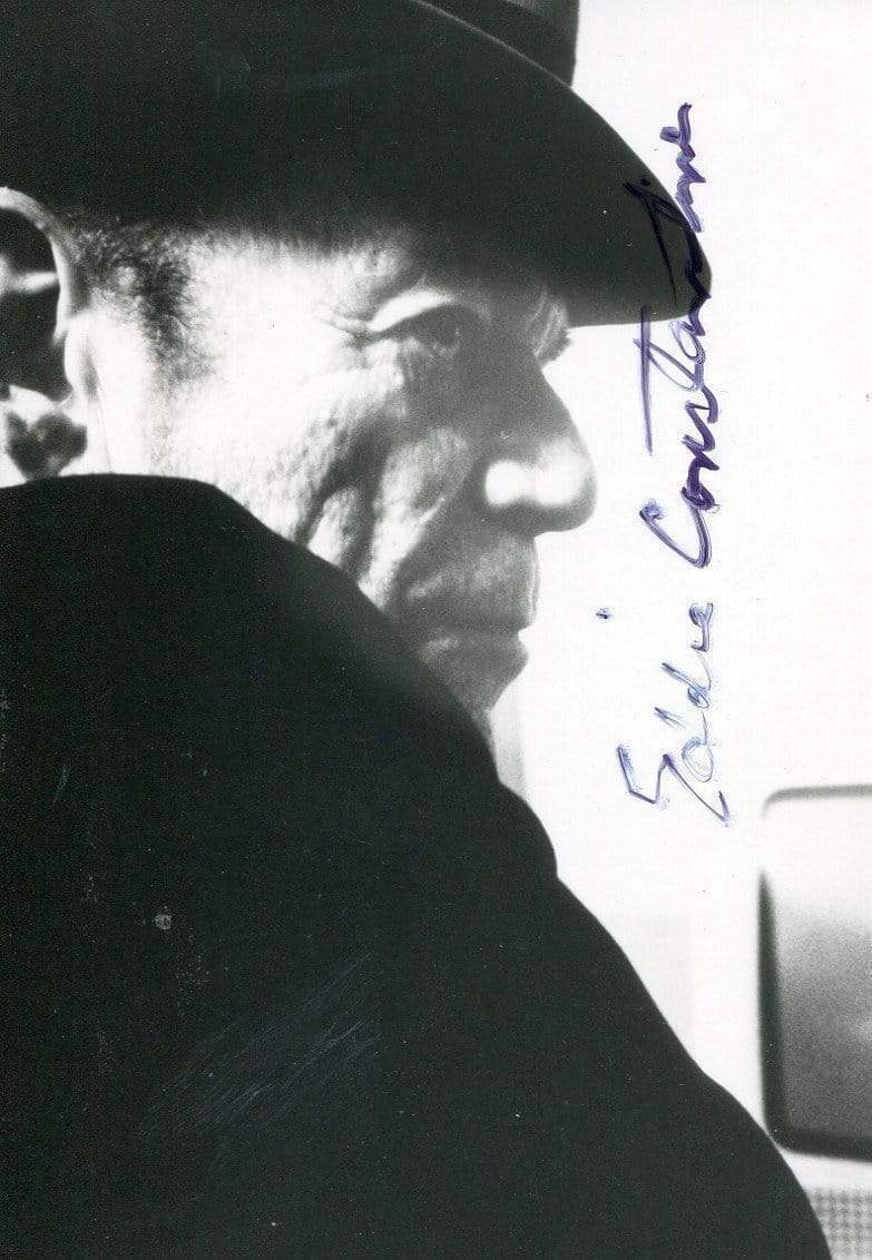 Eddie Constantine (+) AMERICAN ACTOR and SINGER autograph, Photo Poster painting signed