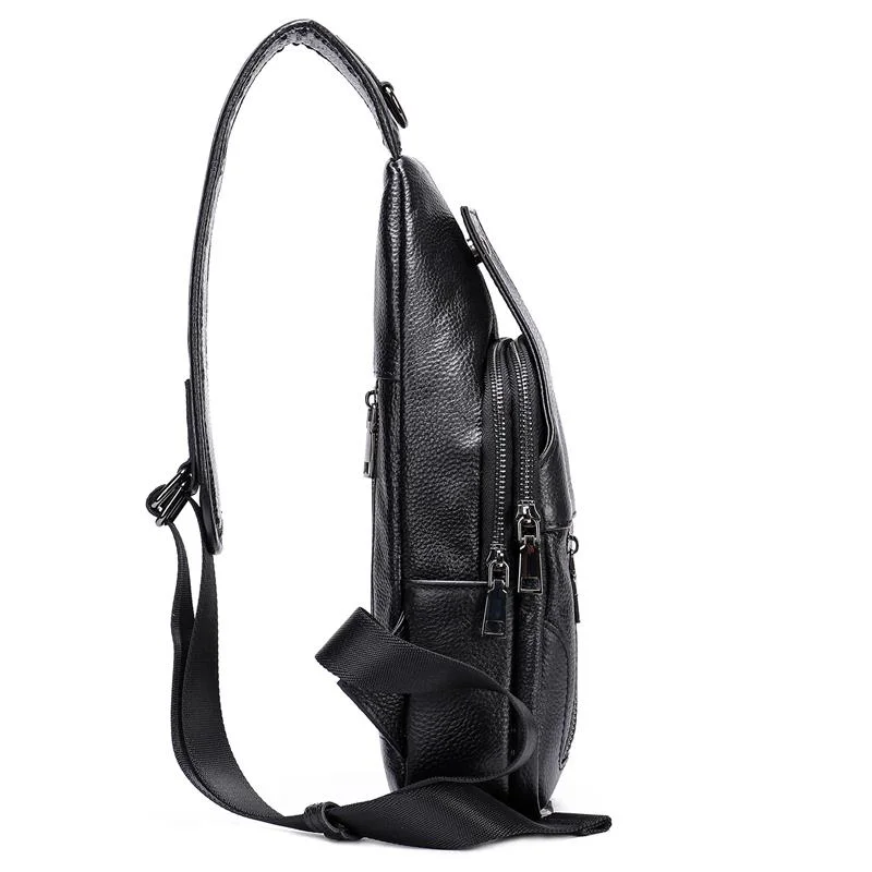 Fashion All-Match Style Casual Leather Sports Crossbody Bag